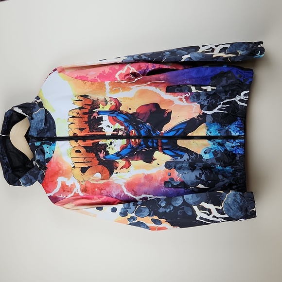 Tango Hotel Mens Superman Jacket - Picture 1 of 3